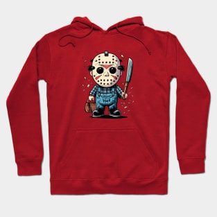 cute mad jason chibi Hoodie